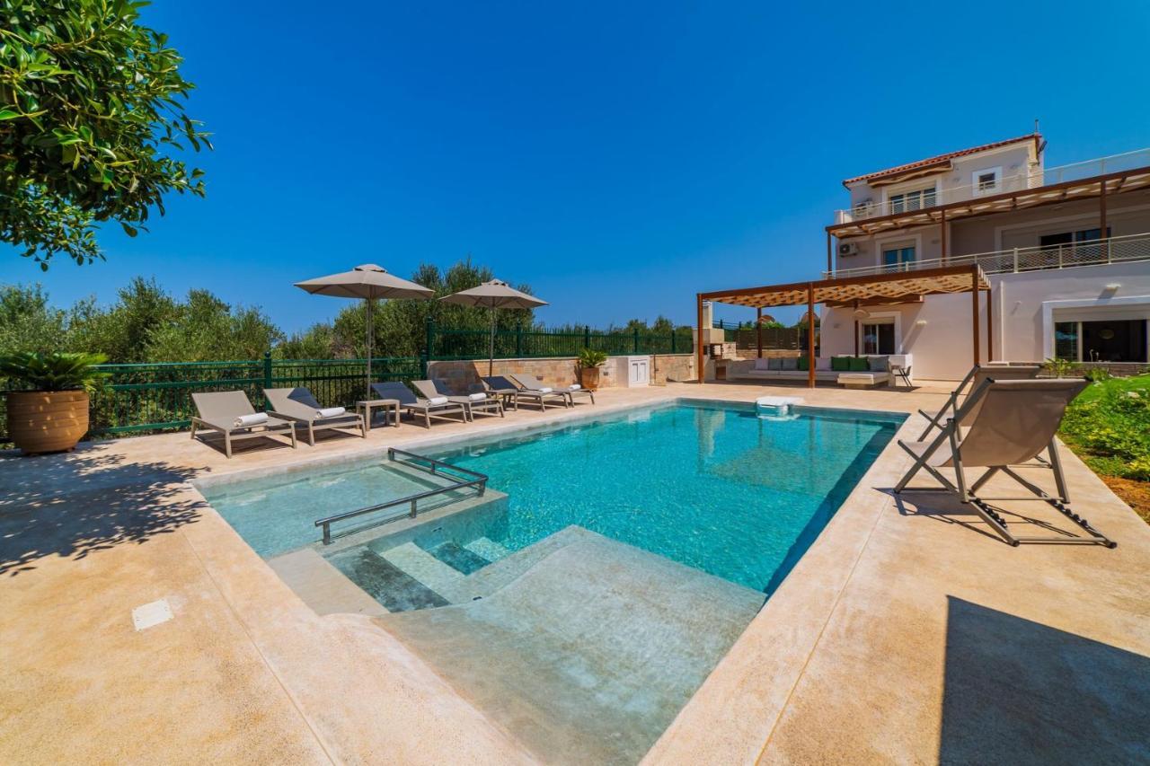 Estella Villa With Pool, Children Area, Bbq & Magnificent Views! Astérion Dış mekan fotoğraf