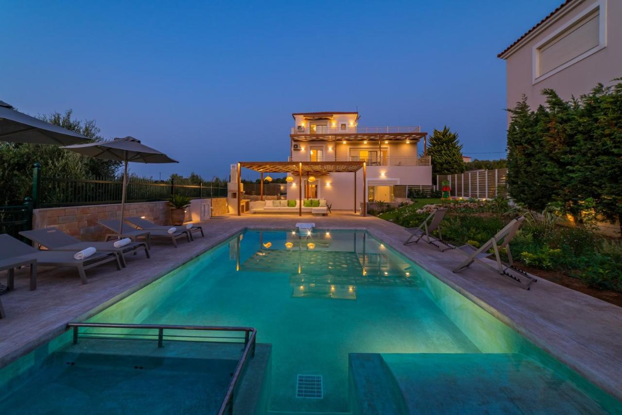Estella Villa With Pool, Children Area, Bbq & Magnificent Views! Astérion Dış mekan fotoğraf