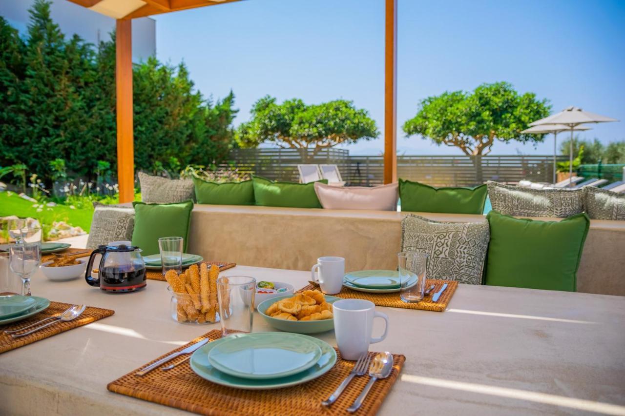 Estella Villa With Pool, Children Area, Bbq & Magnificent Views! Astérion Dış mekan fotoğraf