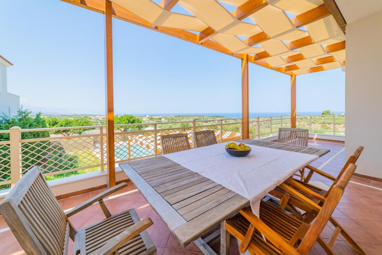 Estella Villa With Pool, Children Area, Bbq & Magnificent Views! Astérion Dış mekan fotoğraf