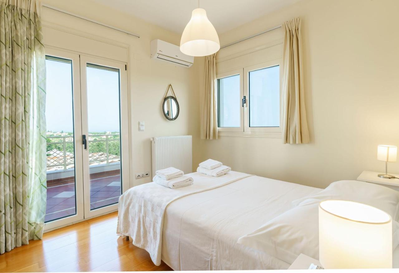 Estella Villa With Pool, Children Area, Bbq & Magnificent Views! Astérion Dış mekan fotoğraf