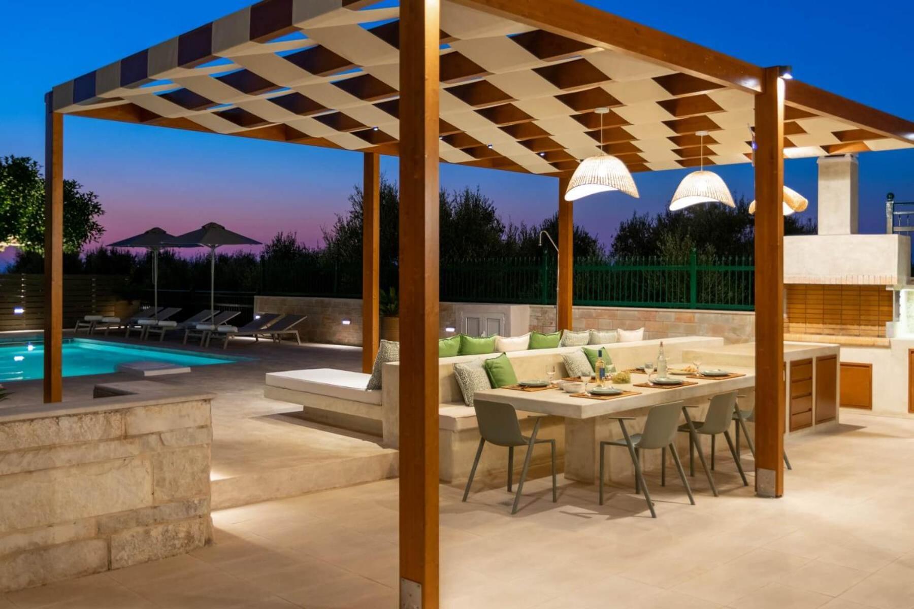 Estella Villa With Pool, Children Area, Bbq & Magnificent Views! Astérion Dış mekan fotoğraf